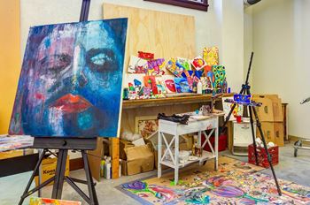 Painting and drawing studio
